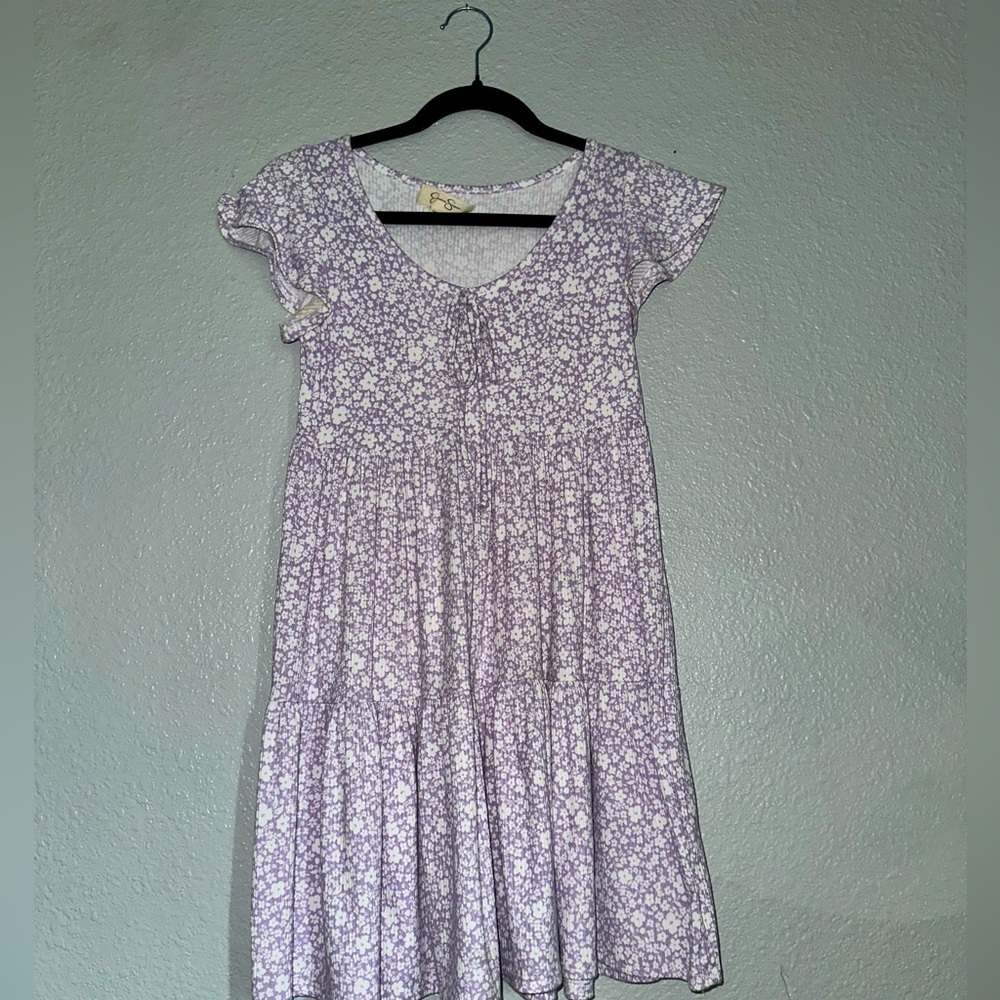 A summer dress. Size small. Worn once.